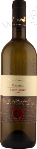 2018 Südtirol / Alto Adige DOC Pinot Grigio